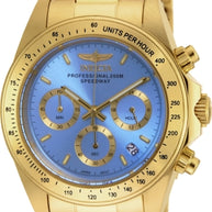 Invicta Women's 18256 Speedway Quartz Chronograph Light Blue Dial Watch