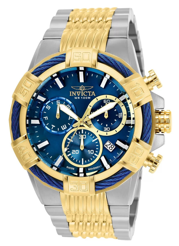 Invicta Men's 25865 Bolt Quartz Chronograph Blue Dial Watch