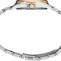 SUR582 Seiko Diamonds Quartz Silver Dial Two-Tone Ladies Watch