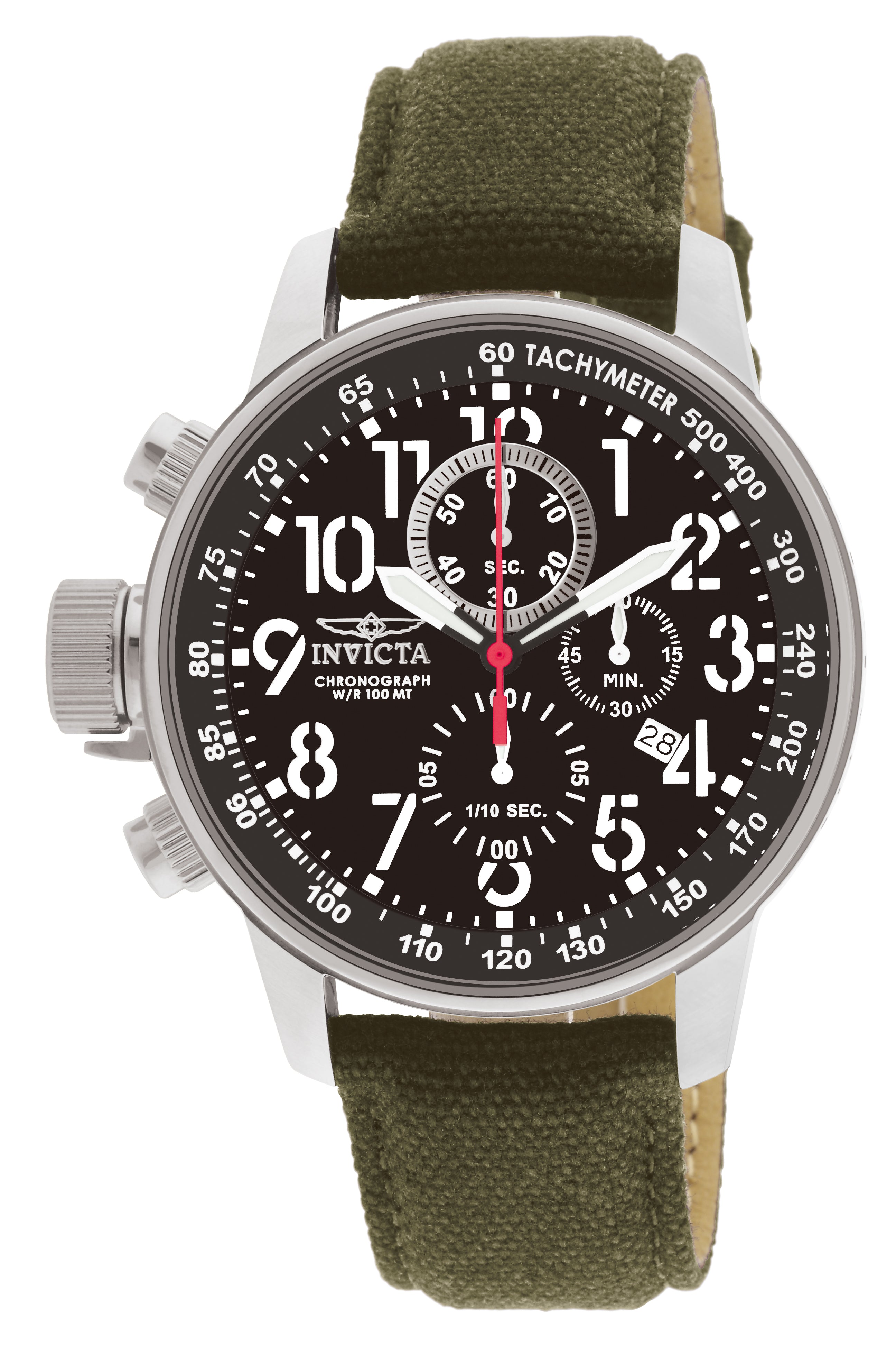 Invicta Men's 1873 I-Force Quartz Chronograph Black Dial Watch