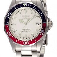 Invicta Men's 8933 Pro Diver Quartz 3 Hand Silver Dial Watch