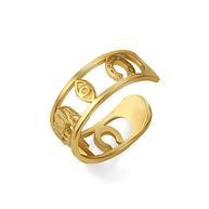 Gold Lucky Charm Toe Ring (Available in Yellow/Rose/White Gold)
