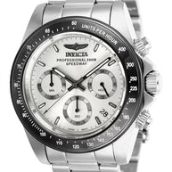 Invicta Men's 26111 Speedway Quartz Chronograph Silver Dial Watch