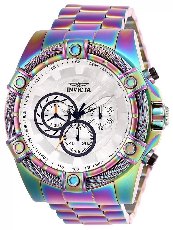 Invicta Men's 25520 Bolt Quartz Chronograph White Dial Watch