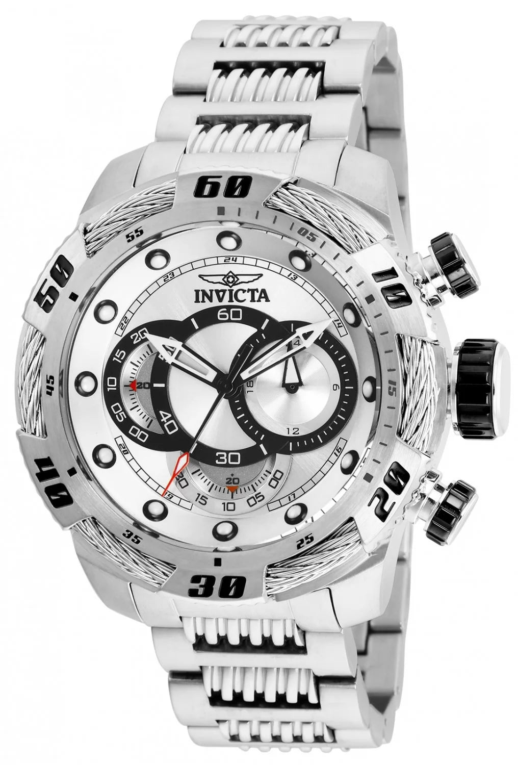 Invicta Men's 25479 Speedway Quartz Multifunction Silver Dial Watch