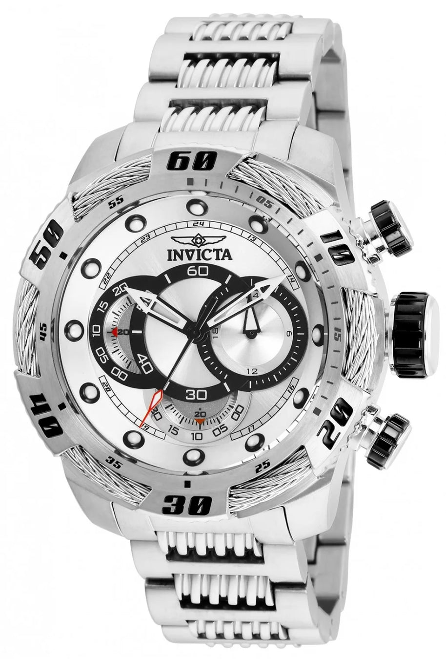 Invicta Men's 25479 Speedway Quartz Multifunction Silver Dial Watch