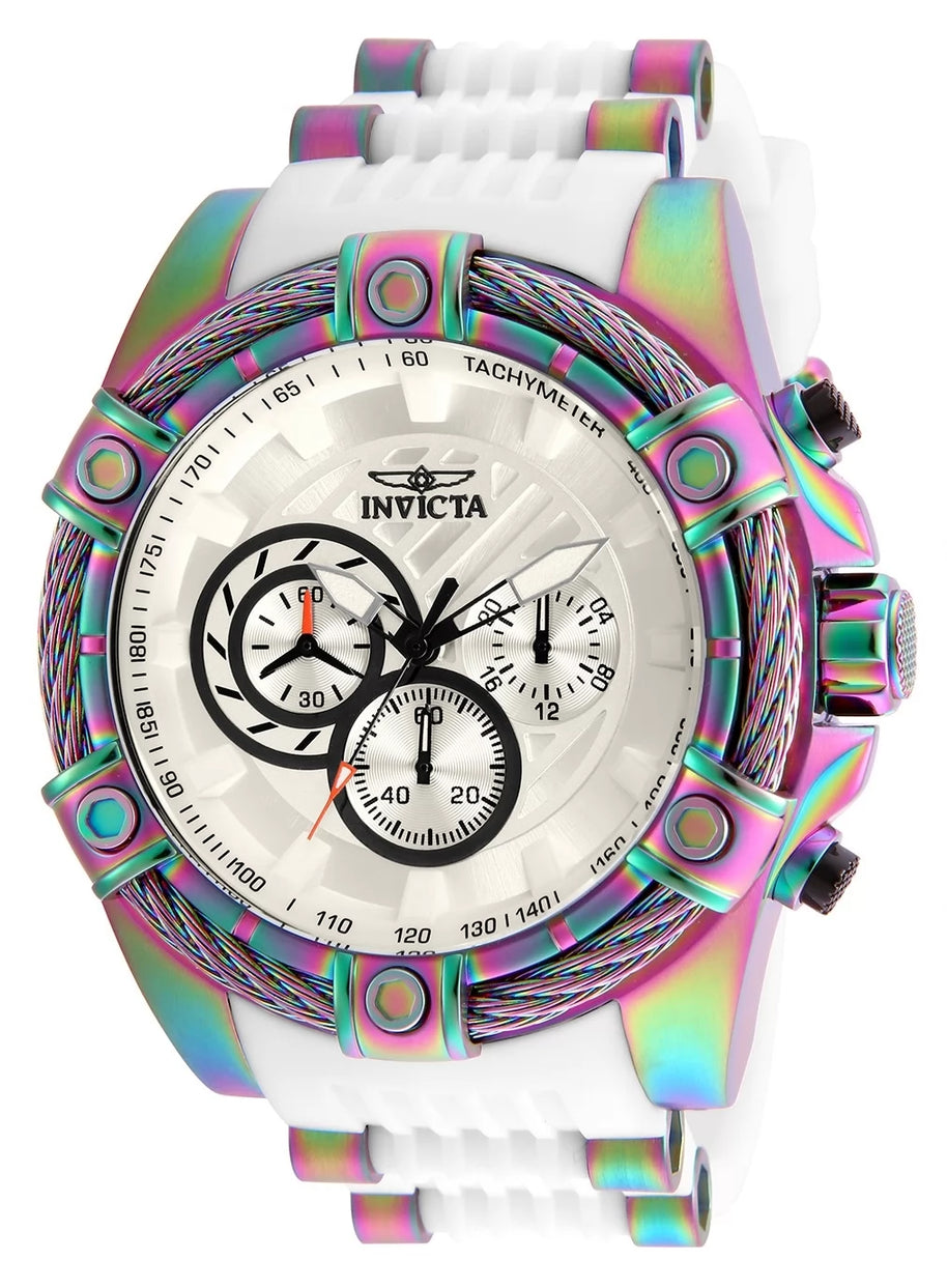 Invicta Men's 25530 Bolt Quartz Chronograph White Dial