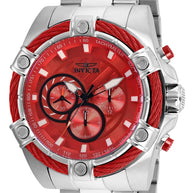 Invicta Men's 25514 Bolt Quartz Chronograph Red Dial Watch
