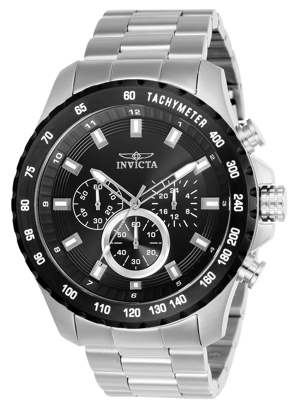 Invicta Men's 24210 Speedway Quartz Multifunction Black Dial Watch