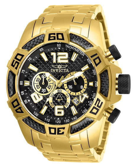 Invicta Men's 25853 Pro Diver Quartz Chronograph Black Dial