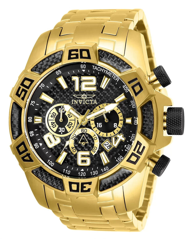 Invicta Men's 25853 Pro Diver Quartz Chronograph Black Dial