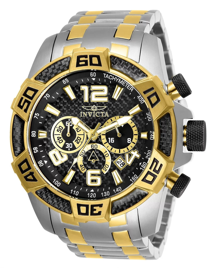 Invicta Men's 25856 Pro Diver Quartz Chronograph Black Dial Watch