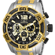 Invicta Men's 25856 Pro Diver Quartz Chronograph Black Dial Watch