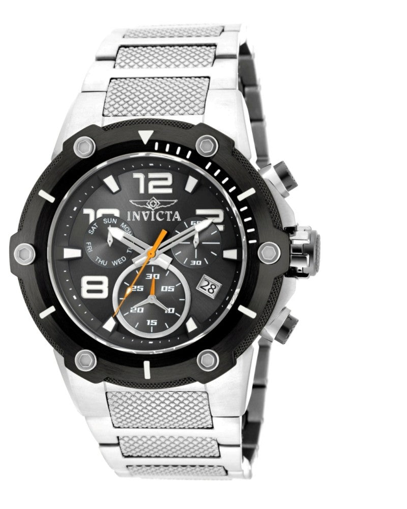 Invicta Men's 19528 Speedway Quartz Chronograph Black Dial Watch