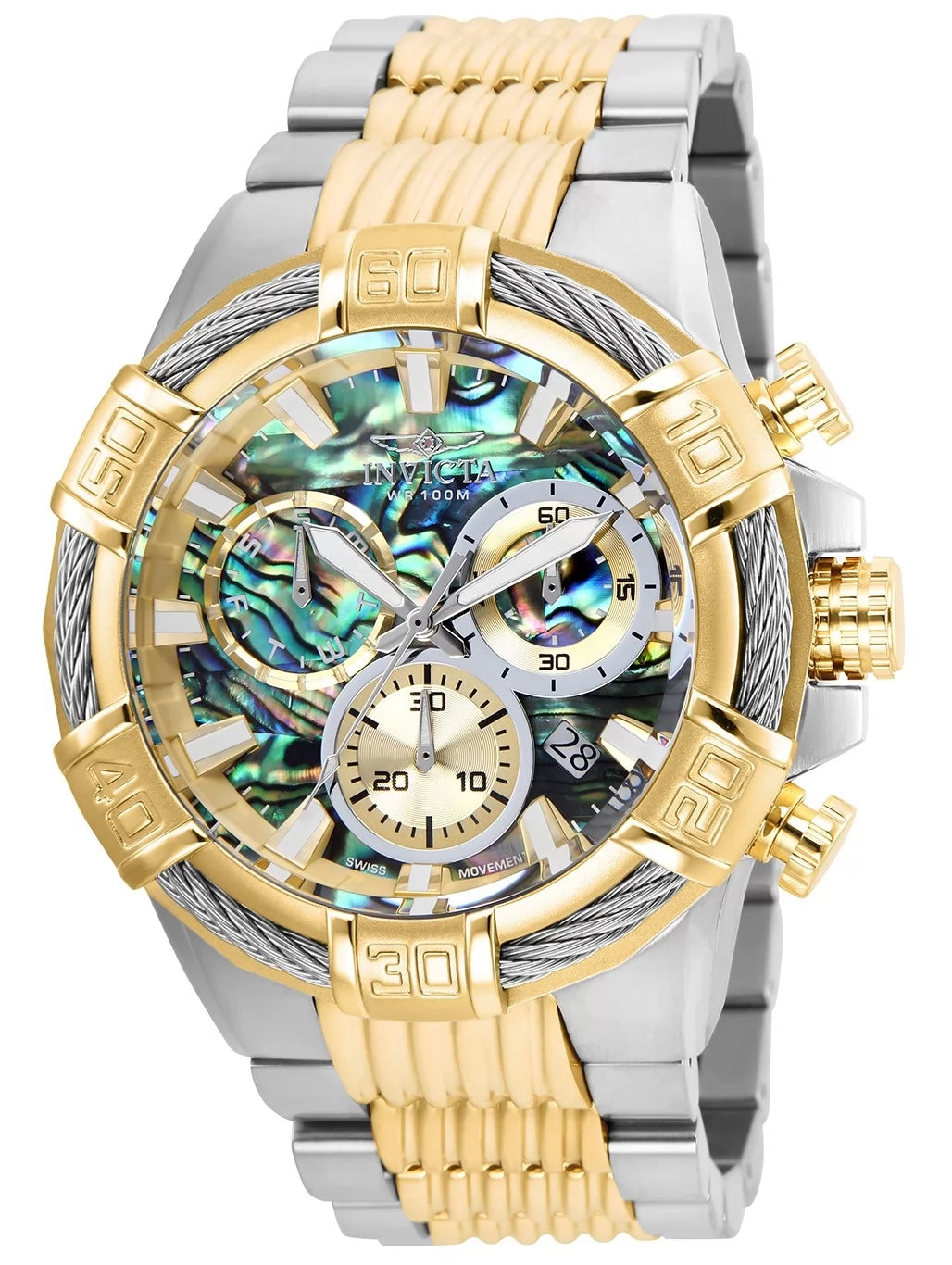 Invicta Men's 26540 Bolt Quartz Chronograph Iridescent Dial Watch