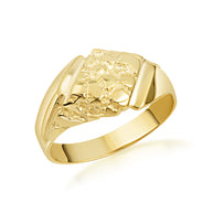 Nugget Ring in 10K and 14K Gold