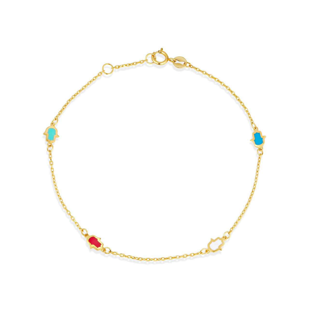 14K Gold Hamsa Bracelet