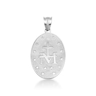 Silver Virgin Mary Necklace - Miraculous Medal