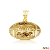 Gold Football Necklace (Available in Yellow Gold, Rose Gold, White Gold)