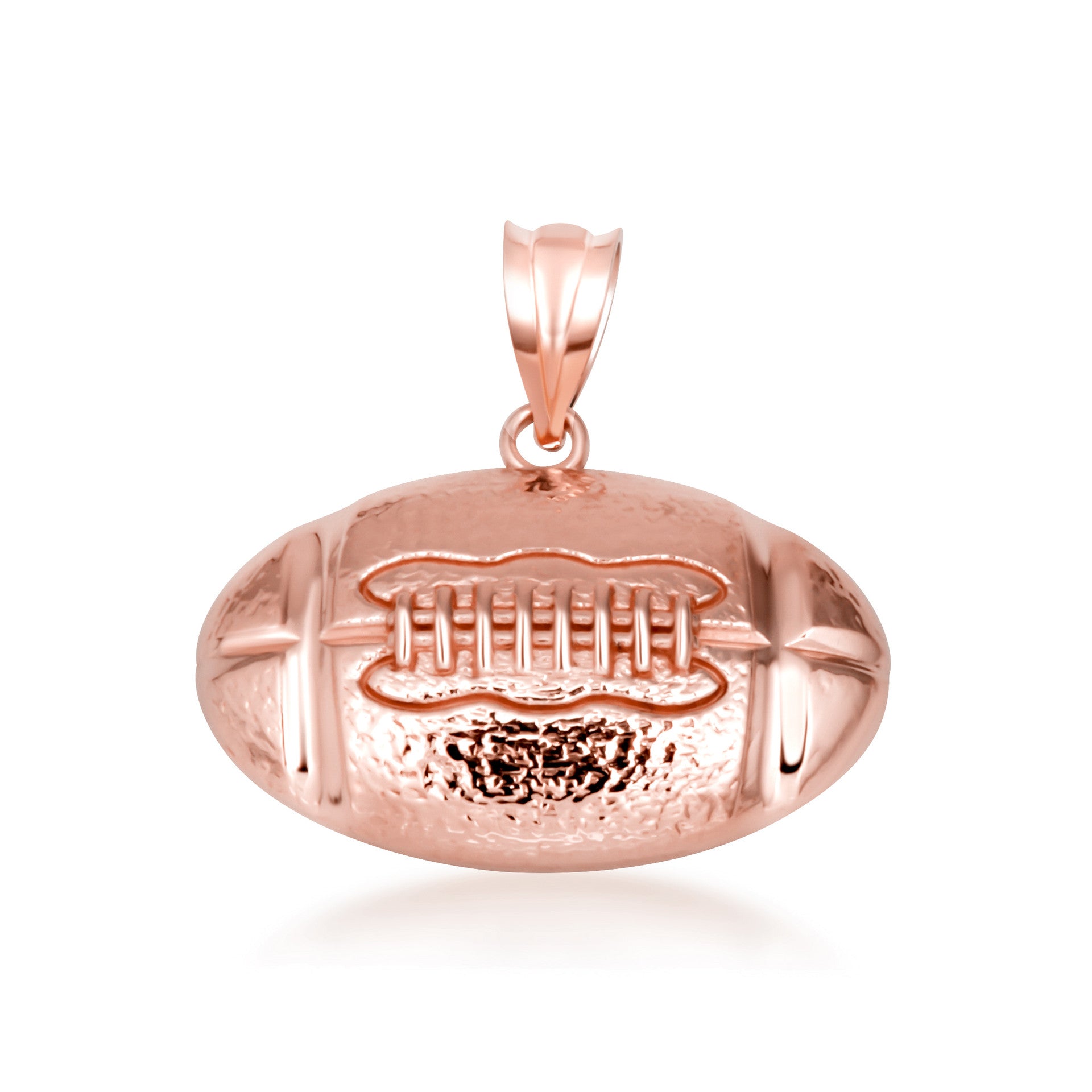 Gold Football Necklace (Available in Yellow Gold, Rose Gold, White Gold)