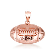 Gold Football Necklace (Available in Yellow Gold, Rose Gold, White Gold)