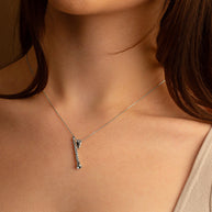 925 Sterling Silver Clarinet Necklace