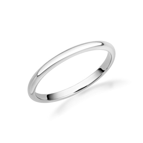 .925 Sterling Silver Classic Wedding Band Ring (Available in 2MM - 6MM)