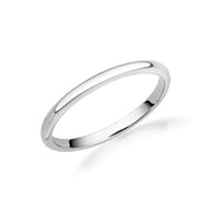 .925 Sterling Silver Classic Wedding Band Ring (Available in 2MM - 6MM)