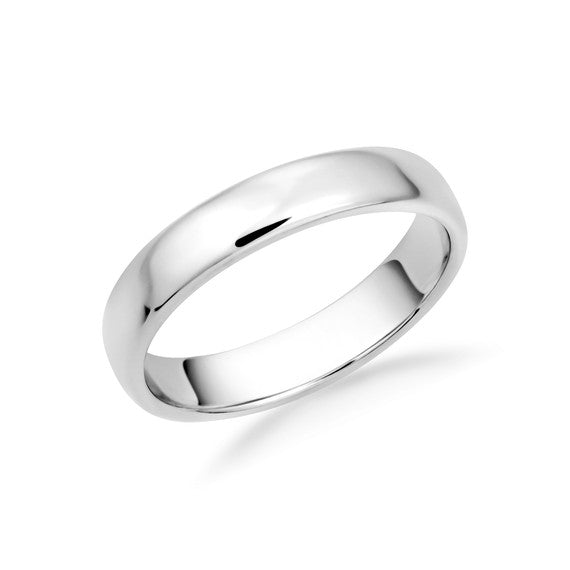 .925 Sterling Silver Classic Wedding Band Ring (Available in 2MM - 6MM)