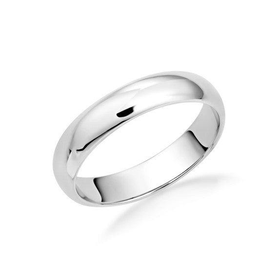 .925 Sterling Silver Classic Wedding Band Ring (Available in 2MM - 6MM)