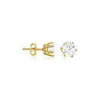 14K Yellow Gold Lab Grown Diamond Stud Earrings 1.68ct