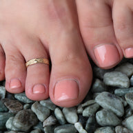 Yellow Gold Marine Dolphin Toe Ring