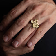 Gold Texas State Map Ring (Available in Yellow/Rose/White Gold)