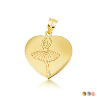 Gold Enamel Palette Paint Brush Artist Pendant Necklace (Available in Yellow/Rose/White Gold)