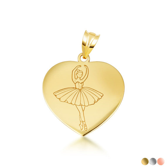 Gold Enamel Palette Paint Brush Artist Pendant Necklace (Available in Yellow/Rose/White Gold)
