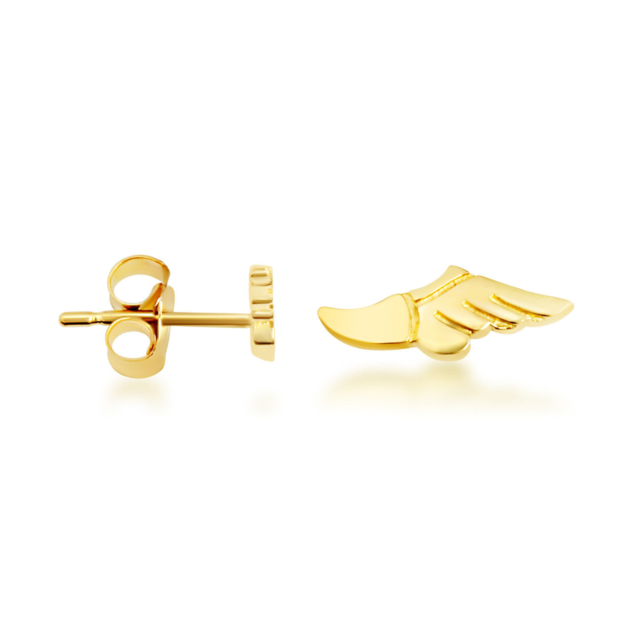 Yellow Gold Achilles' Heel Stud Earrings