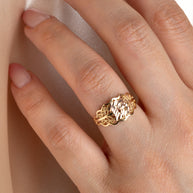 Gold Woman's Cherished 15 Años Ring (Available in Yellow/White Gold)