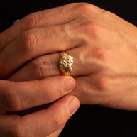 Nugget Ring in 10K and 14K Gold