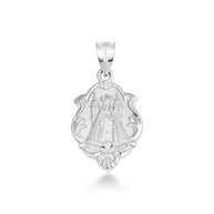 Gold Our Lady of San Juan de los Lagos Religious Pendant Necklace (Available in Yellow/Rose/White Gold)