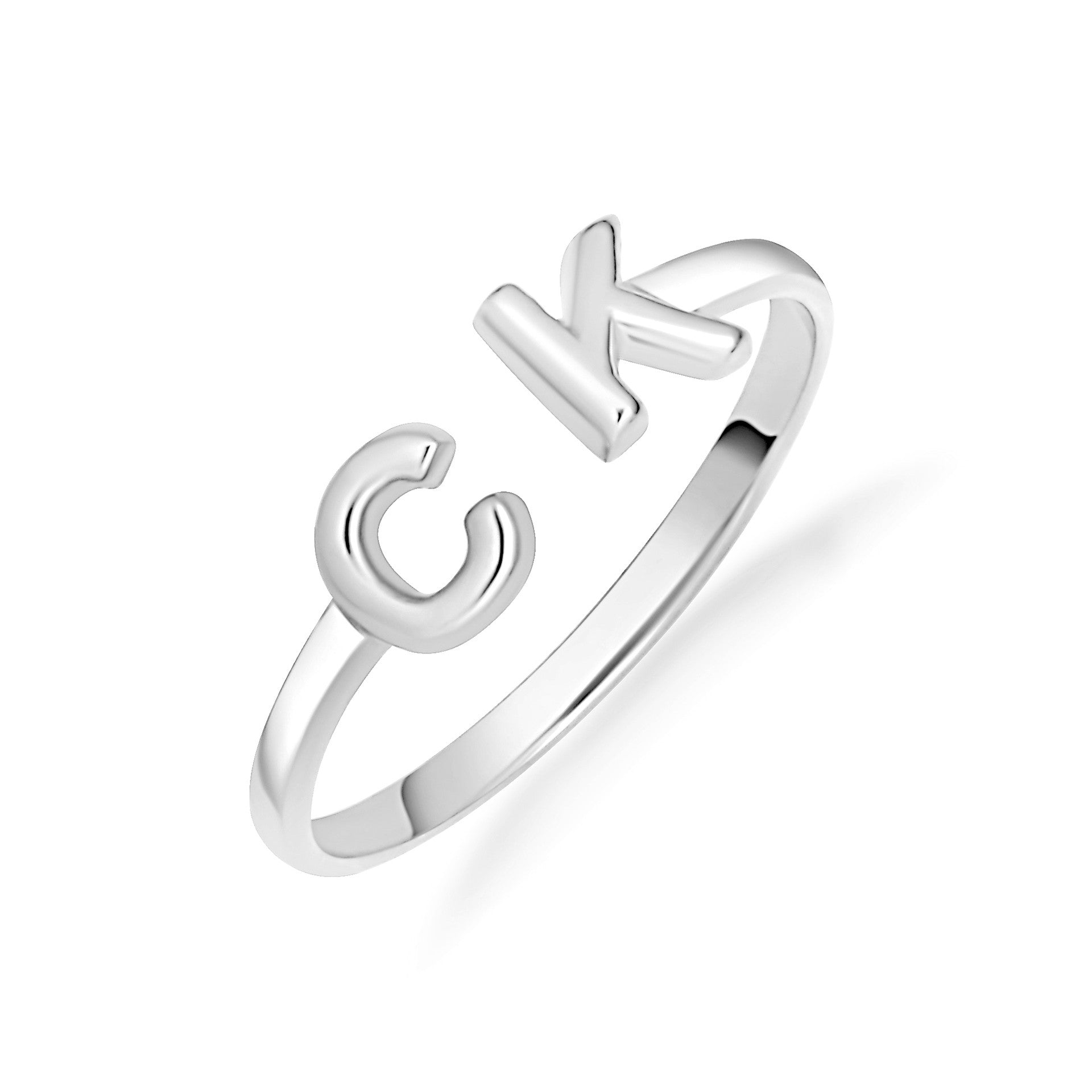 .925 Sterling Silver Custom Letter 