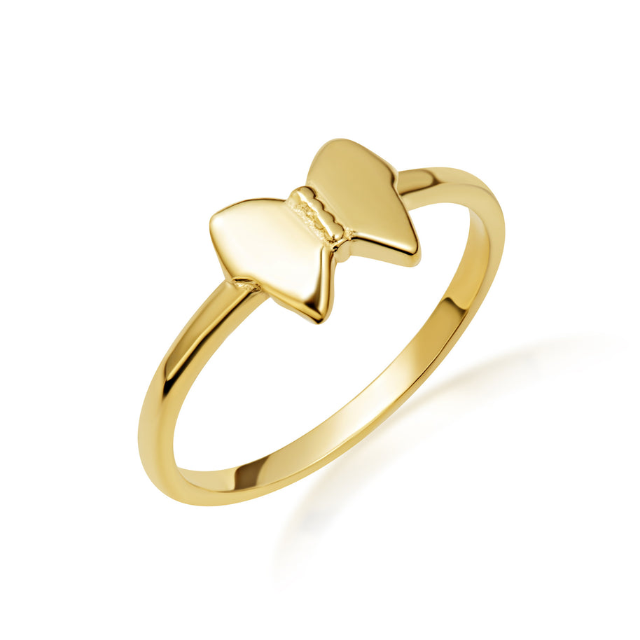 Gold Butterfly Ring (Available in Yellow/Rose/White Gold)