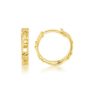 14K Gold Chain Earrings