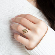 Gold Coiled Serpent Snake Band Ring (Available in Yellow/Rose/White Gold)