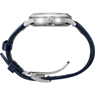 SRPE43 Seiko Men's Presage Automatic Blue Dial Leather Strap Watch