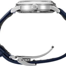 SRPE43 Seiko Men's Presage Automatic Blue Dial Leather Strap Watch