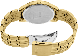 Seiko SUR442 Essentials Quartz Champagne Dial Men's Watch