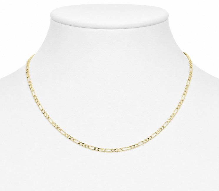 14K Yellow Gold Figaro Chain
