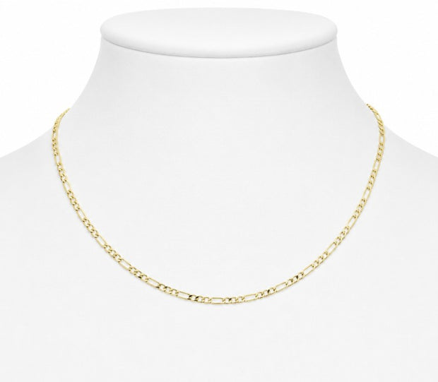 14K Yellow Gold Figaro Chain