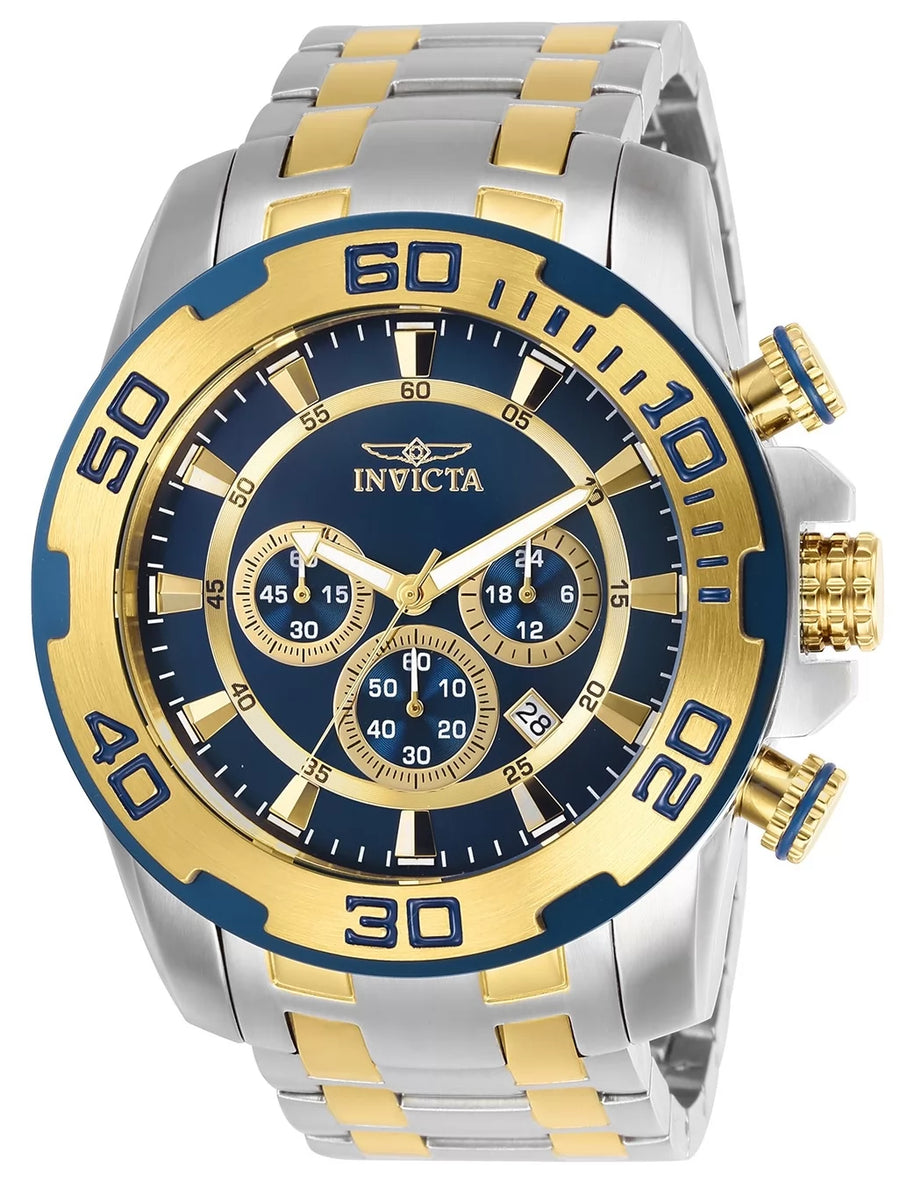 Invicta Men's 26296 Pro Diver Quartz Chronograph Blue Dial Watch