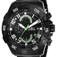 Invicta Men's 26101 S1 Rally Quartz Multifunction Black Dial Watch
